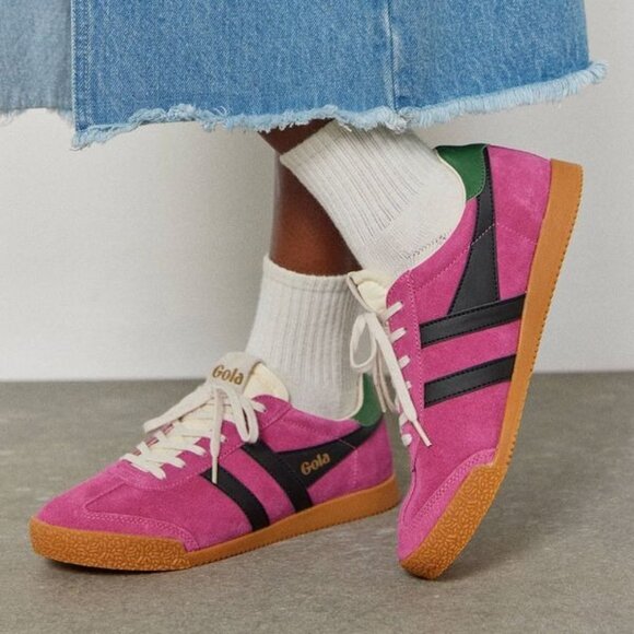 Gola Shoes - NEW Anthropologie Gola Suede Elan Trainer Sneaker Womens 9 Athleisure Gorpcore